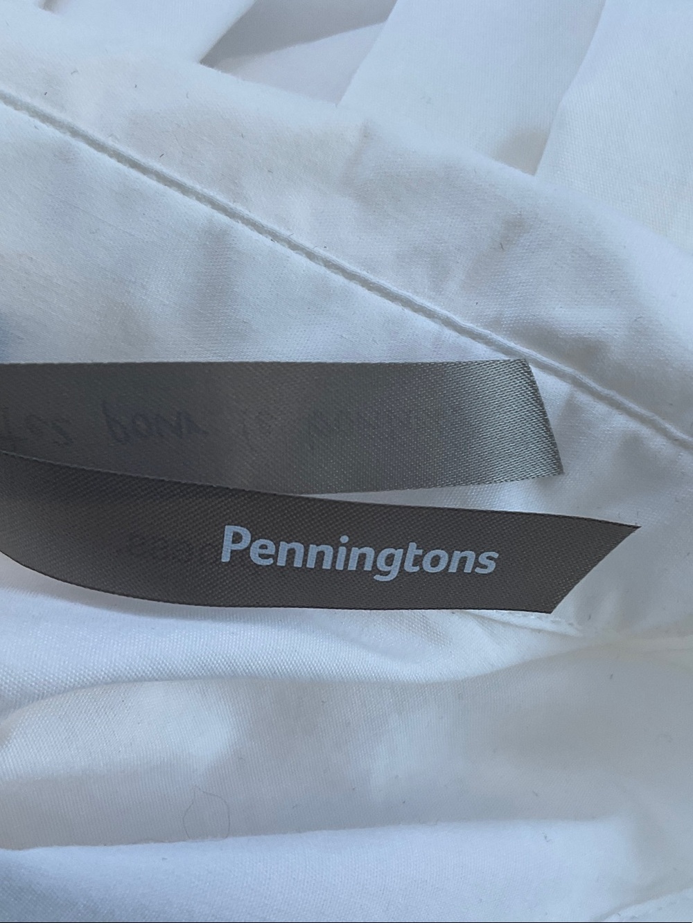 Penningtons White Long-Sleeve Tunic Button-Up - Picture 7 of 8